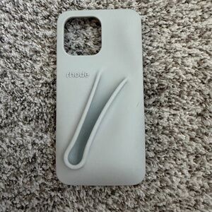 RHODE Light Gray Phone Case lip gloss case